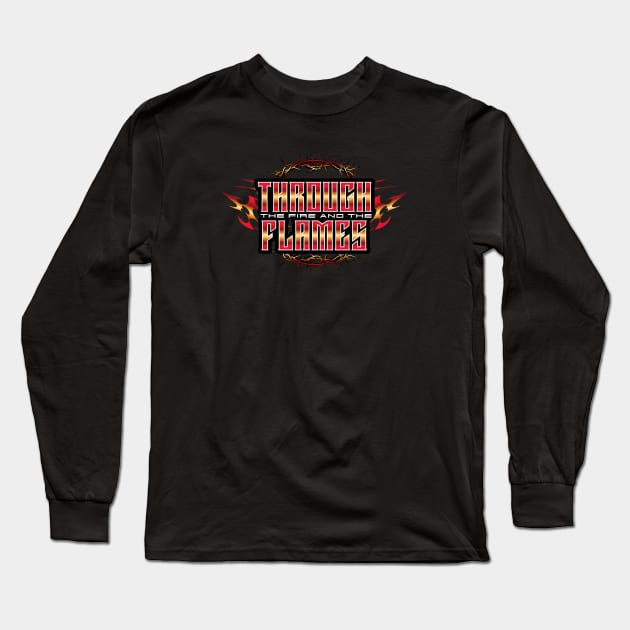 Dragon Force - Through the fire and the flames Long Sleeve T-Shirt by ArtsyStone